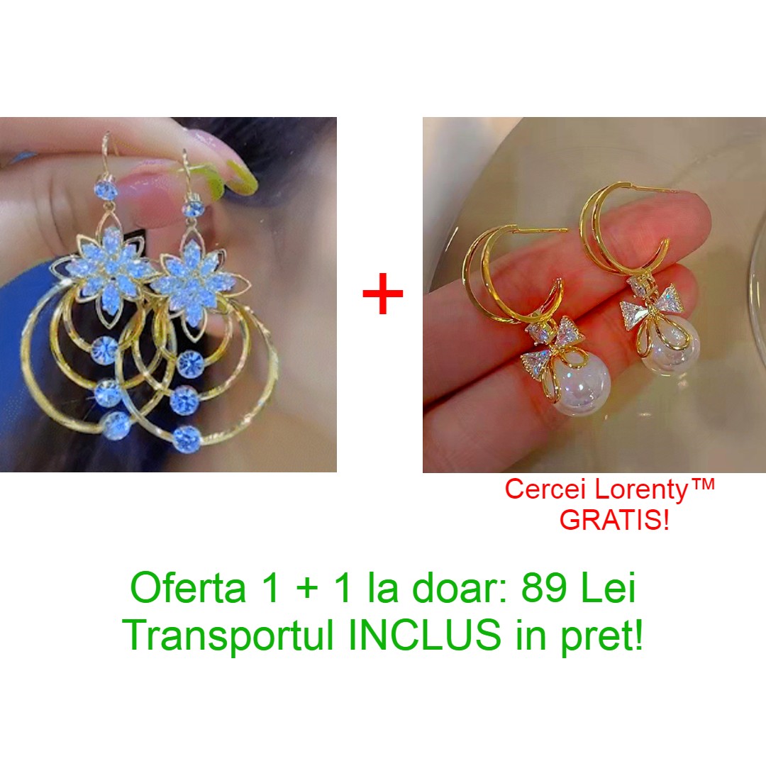 Rosalba™ cercei in stil Italian 1+1 GRATIS!