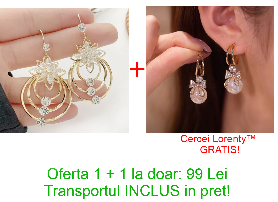 Rosallba™ cercei in stil Italian 1+1 GRATIS!